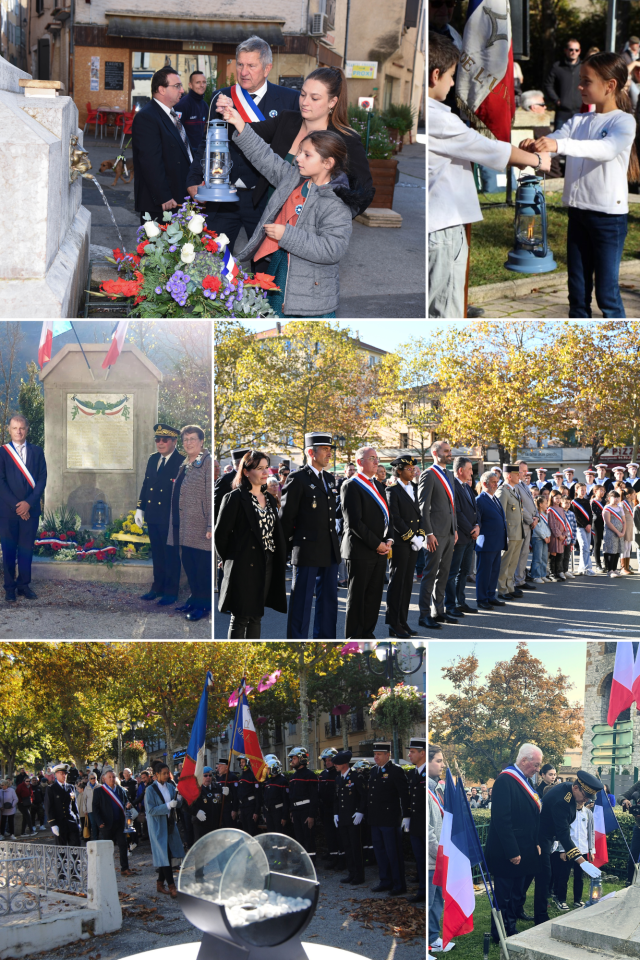 Photos des diverses cérémonies du 11 novembre sur le département